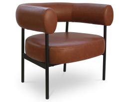 Marlowe Lounge Chair Retro Brandy 01
