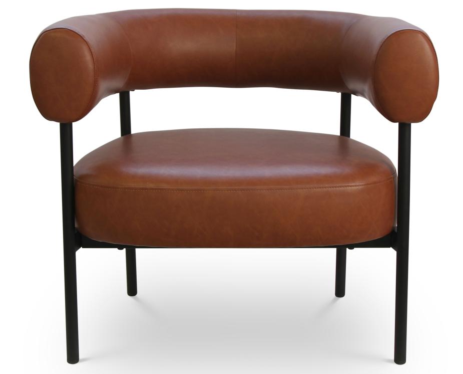 Marlowe Lounge Chair Retro Brandy 04