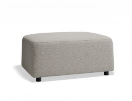 Atticus Ottoman - Oyster Grey