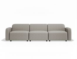 Atticus Modular Sofa - 3 Seater - Oyster Grey