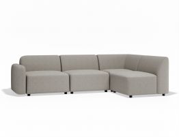 Atticus Modular Sofa - Config A or B Chaise Return - Oyster Grey