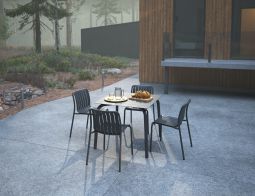 L 1 Roku Diningsetsquare Charcoal
