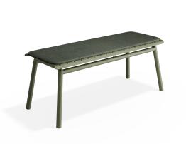Bench with Green Cushion image