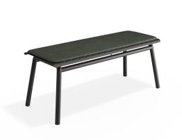 Bench with Green Cushion image
