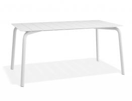 Roku Dining Table 160cm - Outdoor - Matte White
