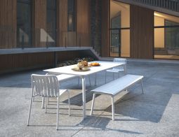 L 2 Roku Diningsetbenches White1