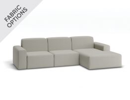 Block Sofa - 3 Seater with Right Chaise