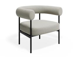 P 1 Marlowe Loungechair Black Ivory