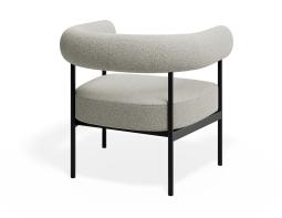 P 2 Marlowe Loungechair Metal Ivory