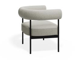 P 3 Marlowe Loungechair Metal Ivory
