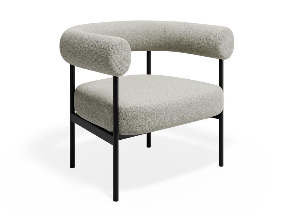 P 1 Marlowe Loungechair Black Ivory