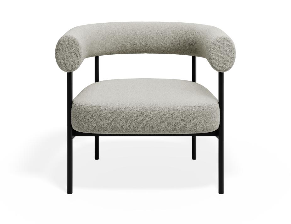 P 4 Marlowe Loungechair Black Ivory
