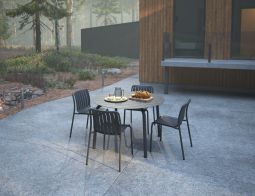 L 1 Roku Diningsetround Charcoal