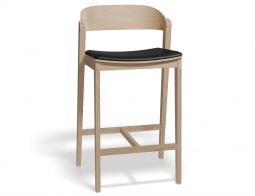 Grayson 65cm Barstool Natural Blackpu