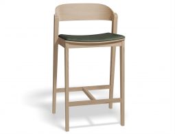 Grayson 65cm Barstool Natural Greenpu