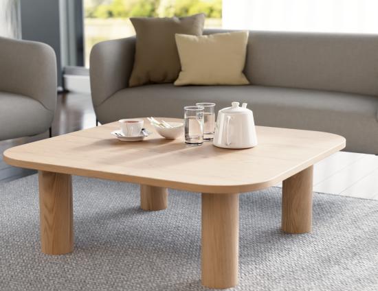 Orbix Square Coffee Table - Natural 
