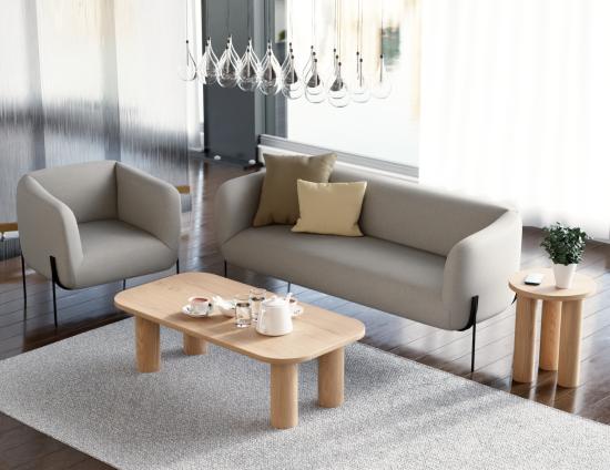Orbix Rectangle Coffee Table - Natural