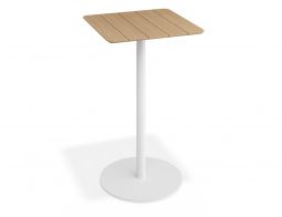 P 2 Roku Teakbartable 65x65 Whit