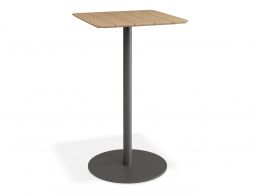 P 1 Roku Teakbartable 65x65 Charcoal