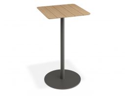 P 2 Roku Teakbartable 65x65 Charcoal