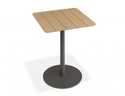 P 2 Roku Teakcafetable 65x65 Charcoal