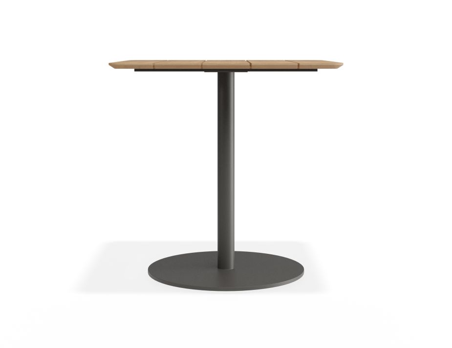 P 3 Roku Teakcafetable 75x75 Charcoal