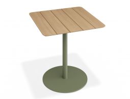 P 2 Roku Teakcafetable 75x75 Green