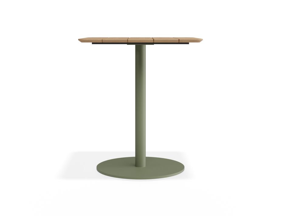 P 3 Roku Teakcafetable 65x65 Green