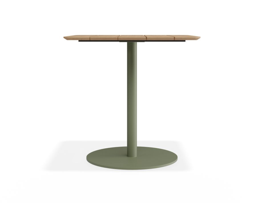 P 3 Roku Teakcafetable 75x75 Green