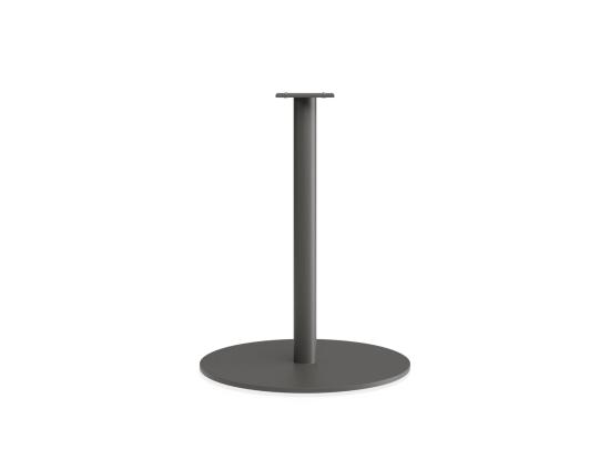 Roku Cafe Table Base & Pole 71cm - Outdoor - Charcoal