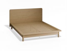 Nordica Solid Oak Bed Frame - Queen 