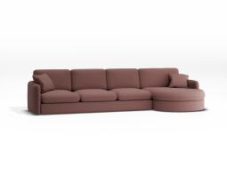 P 1 Monte 5seaterpillow Mediumchaise Desirecoral