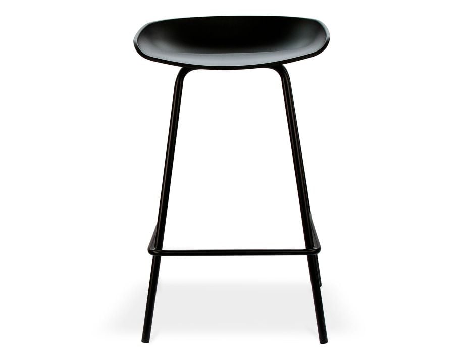 KobeStool MetalLegs Black Front