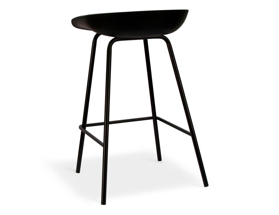 KobeStool MetalLegs Black Rear