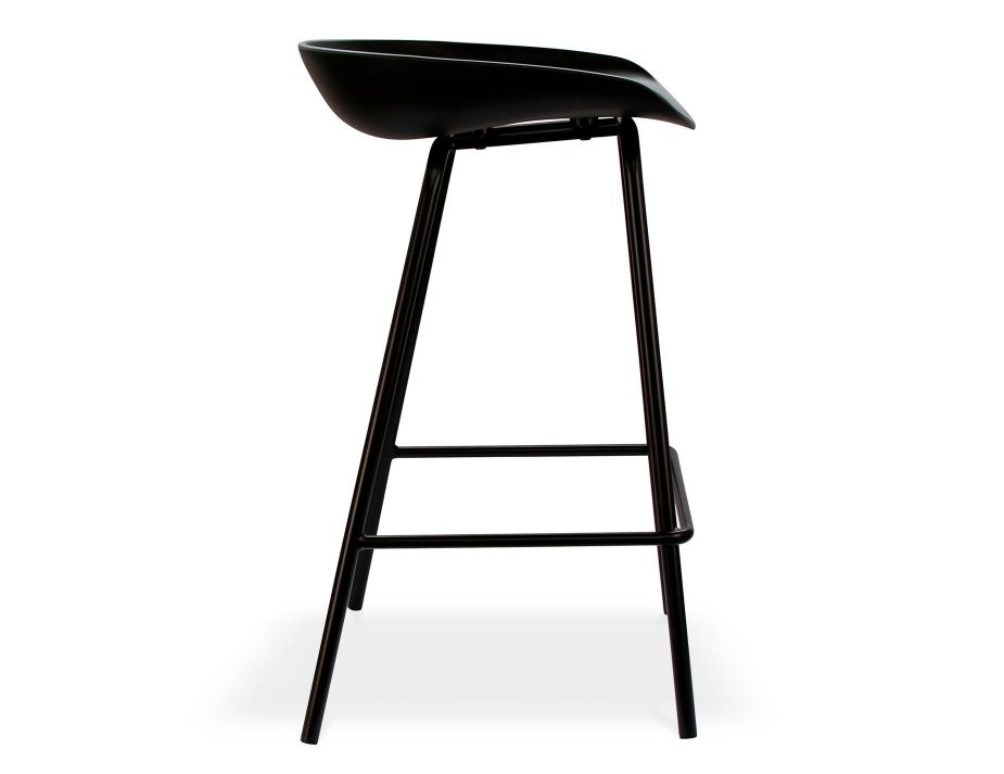 KobeStool MetalLegs Black Side