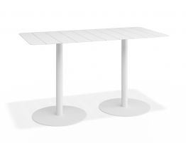Roku Rectangle Cafe Table - Outdoor - Matte White