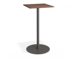 Roku Spotted Gum High Bar Table - Outdoor - Charcoal