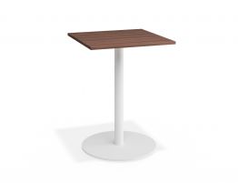 Roku Spotted Gum Cafe Table - Outdoor - White