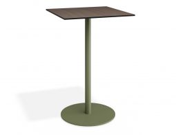 P 1 Solara 70x70 Bartable Greenbase Notaiowalnut