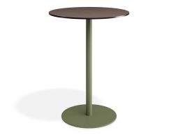 P 1 Solara 80dia Bartable Greenbase Notaiowalnut