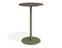Roku Solara Compact Laminate High Bar Table - Outdoor - Eucalyptus Green