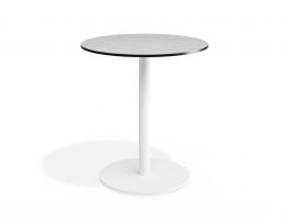 Roku Solara Compact Laminate Cafe Table - Outdoor - White