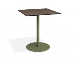 P 1 Solara 70x70 Cafetable Greenbase Notaiowalnut