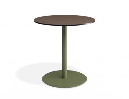 P 1 Solara 75dia Cafetable Greenbase Notaiowalnut