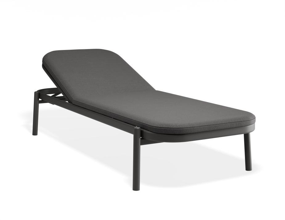 P 1 Verano Sunlounge Charcoalframe Darkgreyfabric