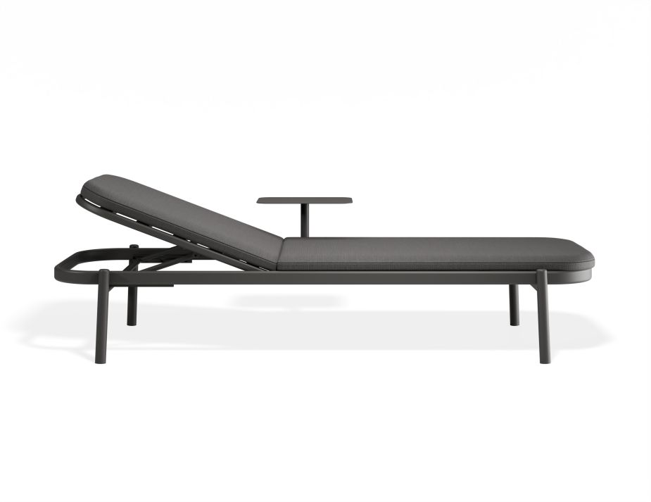 P 3 Verano Sunlounge Sidetable Charcoalframe Darkgreyfabric