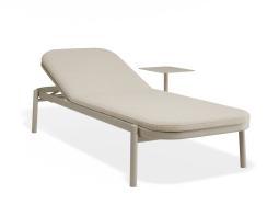 P 1 Verano Sunlounge Sidetable Latteframe Huskfabric