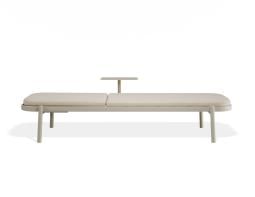 P 3b Verano Sunlounge Sidetable Latteframe Huskfabric