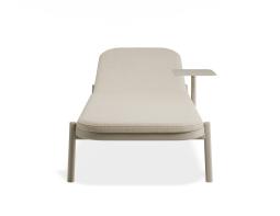P 4 Verano Sunlounge Sidetable Latteframe Huskfabric