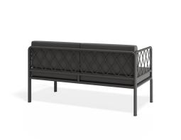 P 2 Sevillev2 2seater Charcoalframe Darkgreycushion
